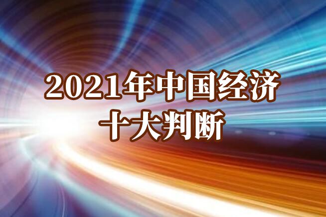 2021年中国经济十大判断”