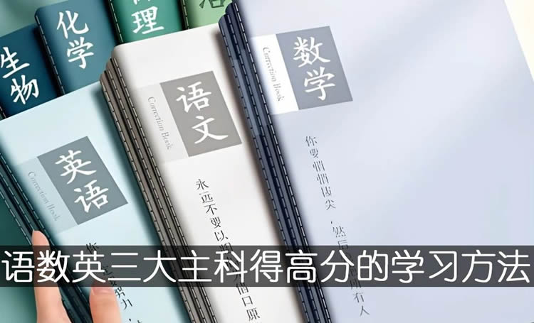 北大学姐：语数外三大主科得高分的学习方法